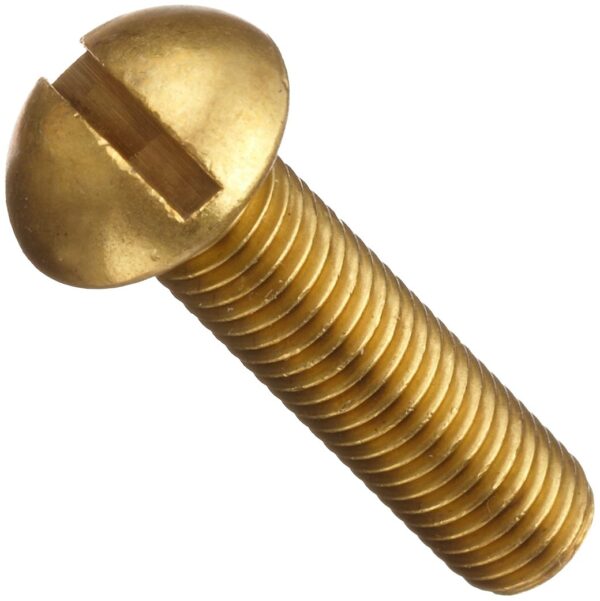 Metaalschroef ronde kop Zaaggleuf - UNC #6-32 x 1/2"